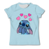 stitch t-shirt - blauw (model 2)